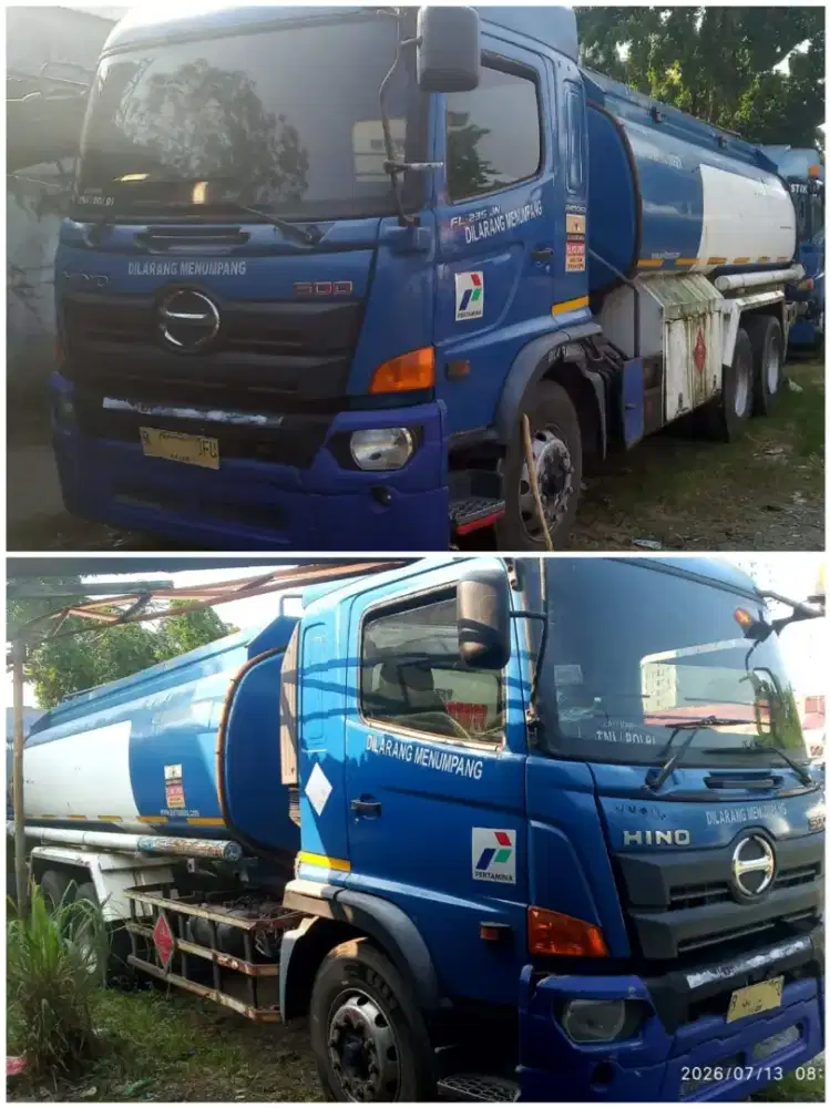 Hino 500 tronton 6x2 FL 235 tangki 16 ton thn 2016 rem jember