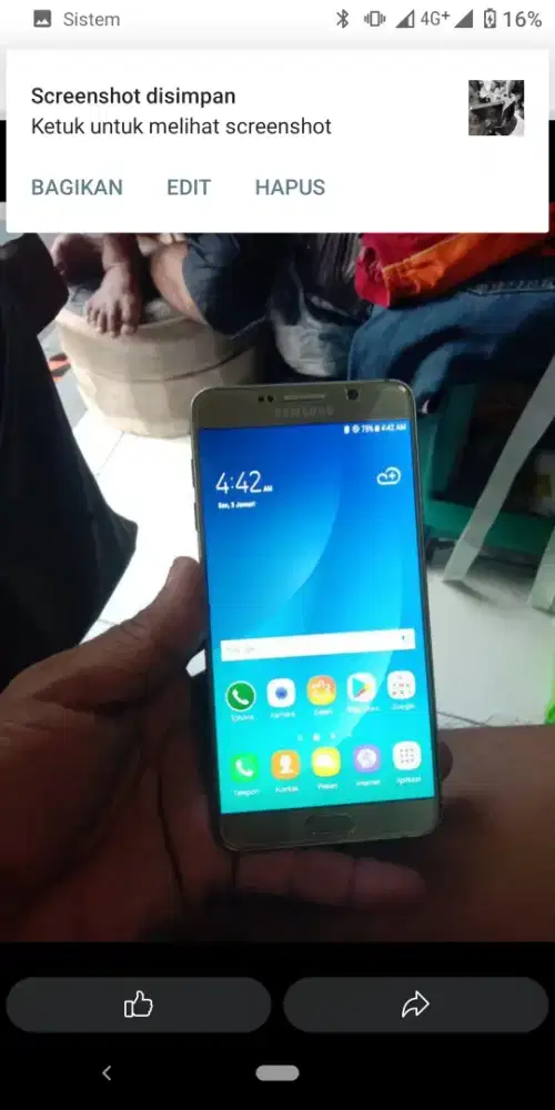 Samsung not 5 ram 4/64