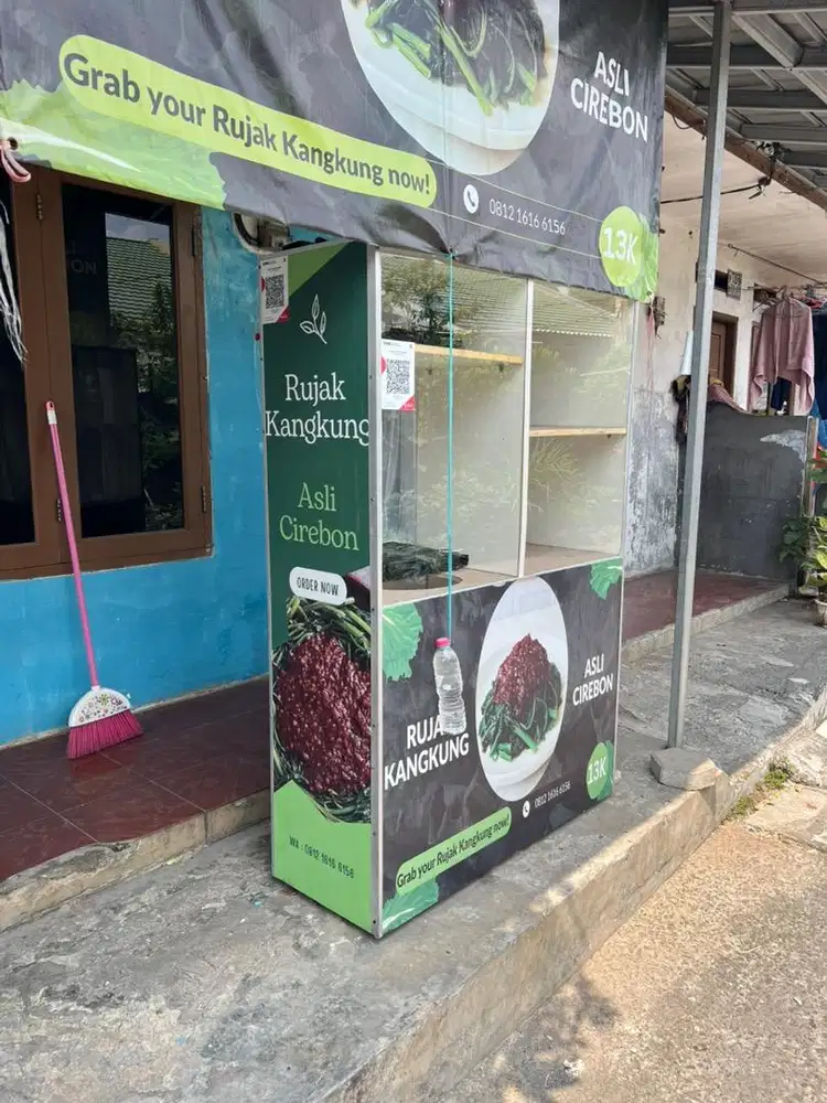 gerobak etalase dijual cepat