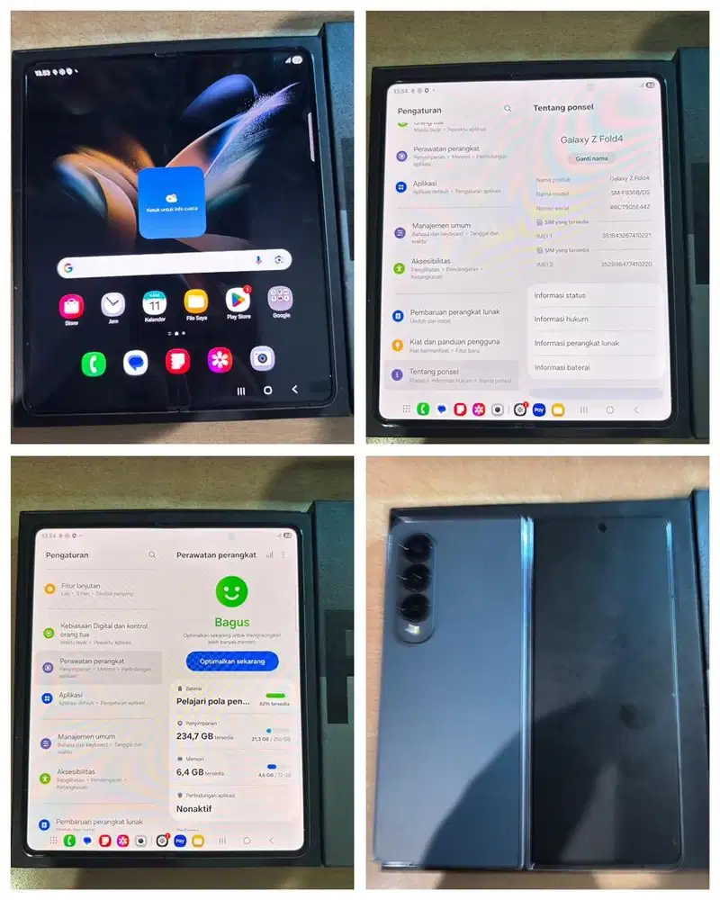 Samsung Galaxy z FOLD 4 12/256