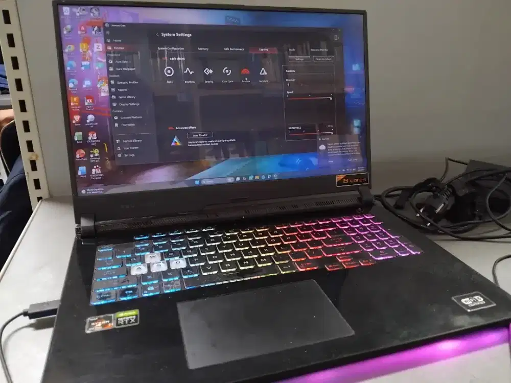 Asus rog strix G17 G713IE -Rayzen 7 4800H-RTX 17.3 Gaming laptop