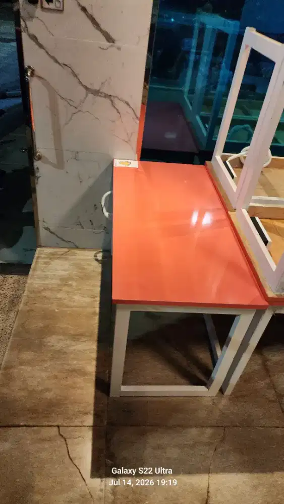 JUAL 16 MEJA KOMPUTER KAYU JATI BELANDA LAPIS HPL TACO