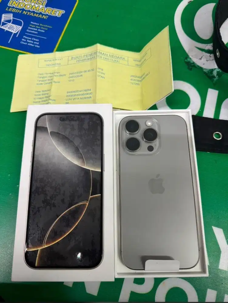 Iphone 16 pro 128gb Beacukai (Sinyal permanen)