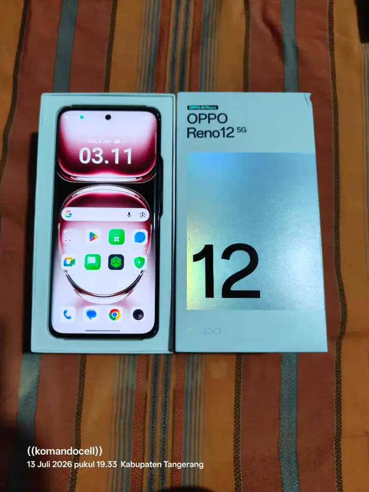 Oppo reno12.5G ram12/256gb