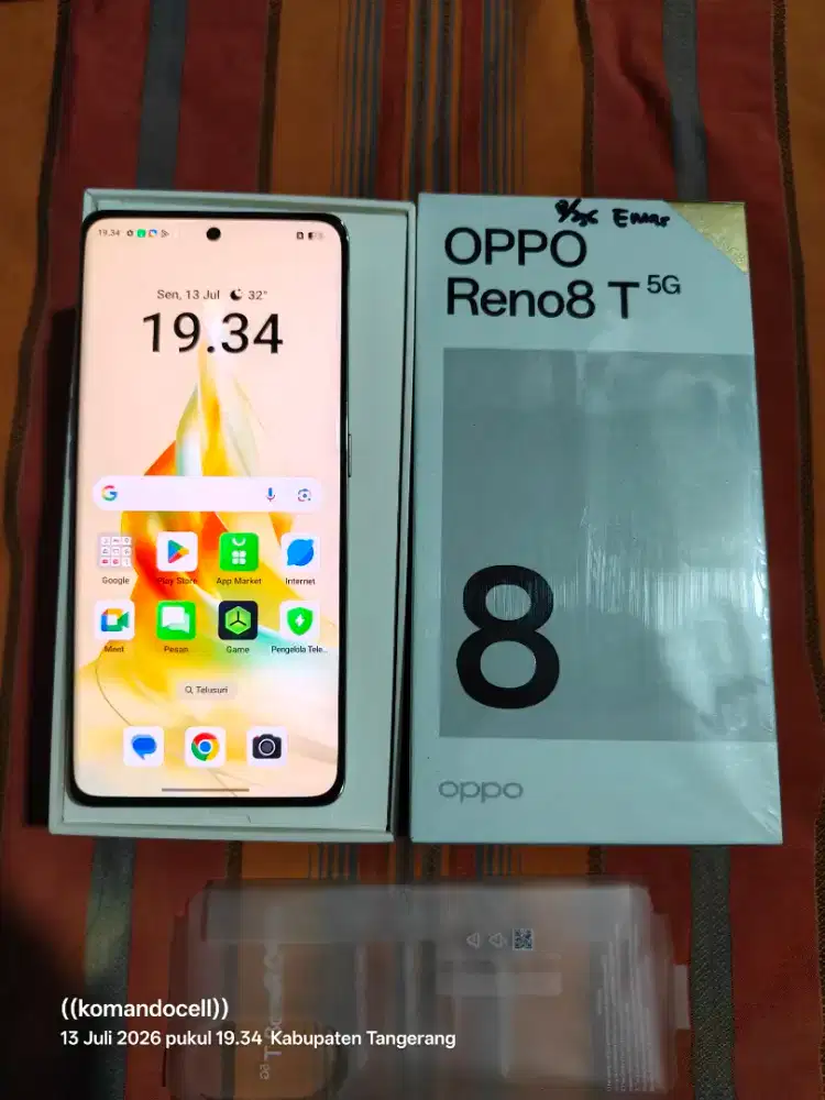 Oppo reno 8t.5G ram8/256gb