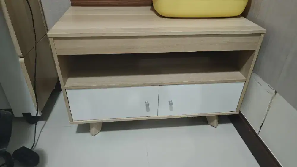 Meja rak tv + meja kayu