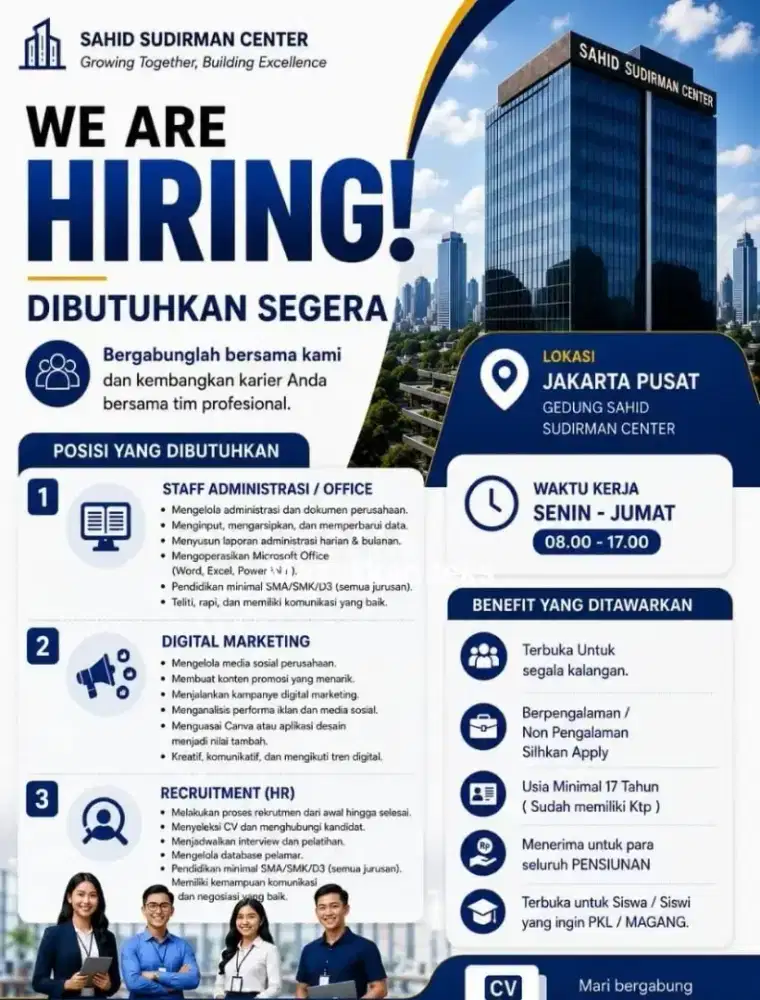 LOWONGAN KERJA STAF KONSULTAN KEUANGAN