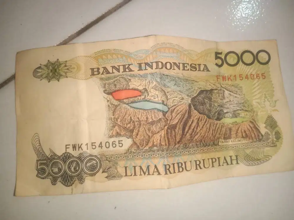 uang kertas 5000, tahun1992