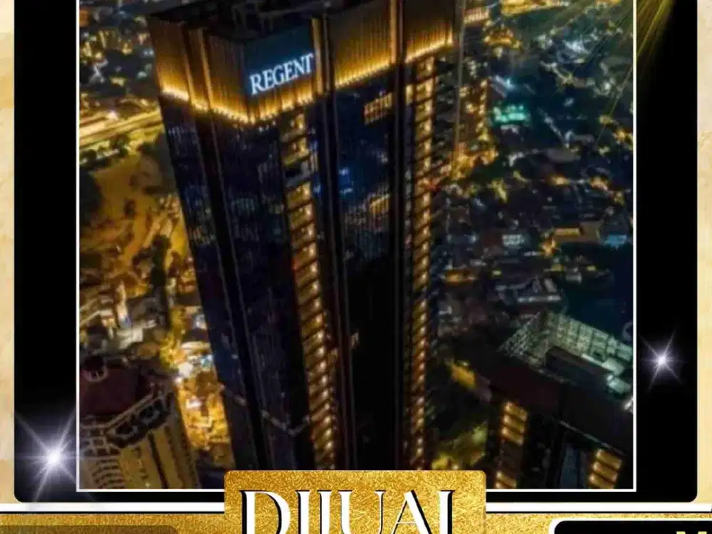 DIJUAL APARTEMEN  2 BR DI REGENT RESIDENCEVSEMANGGI JAKARTA SELATAN