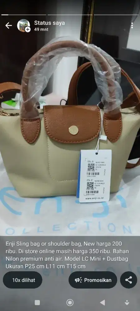 Tas Wanita Enji Nylon