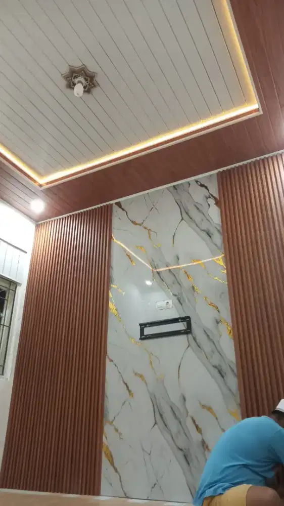 Menjual plafon PVC/menerima pemasangan plafon pvc