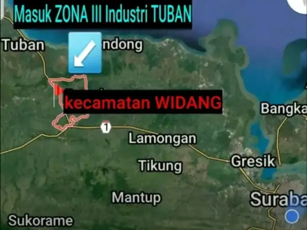 Jalan belum spesifik, Kecamatan Widang