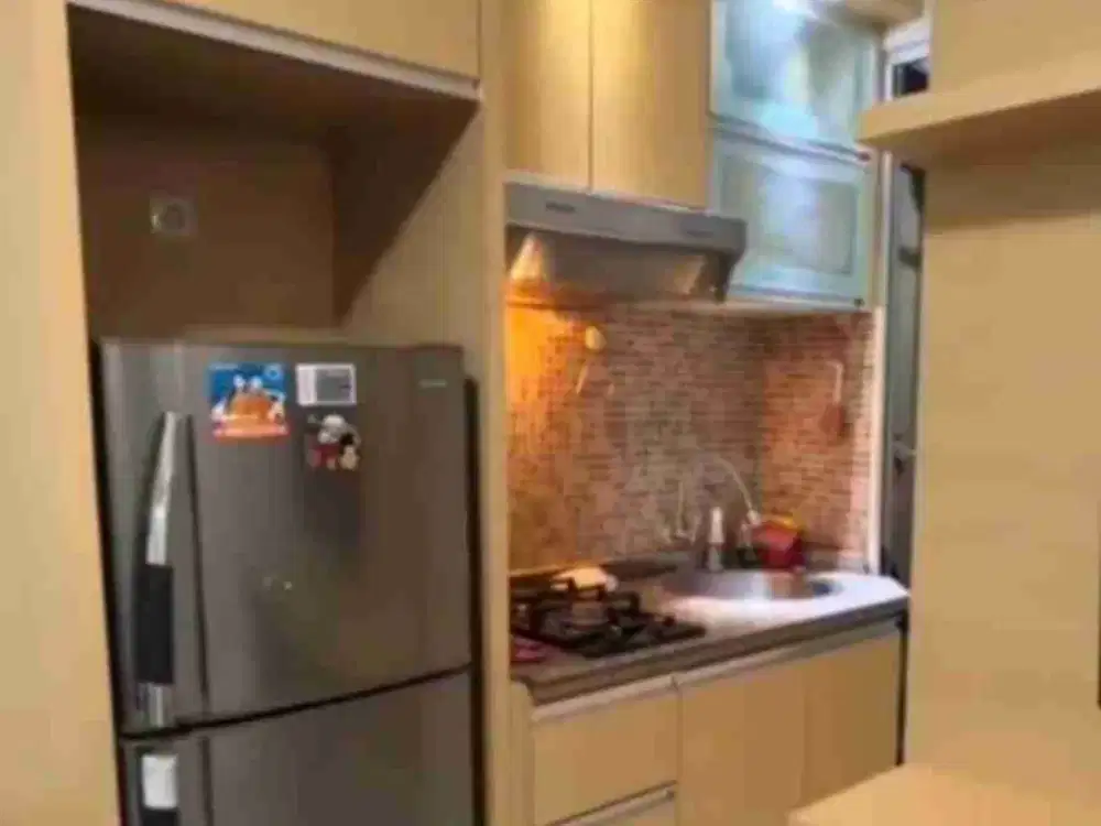 Jual cepat apartemen green palace RAFFLES 2br besar 42m² full furnished shm kalcit