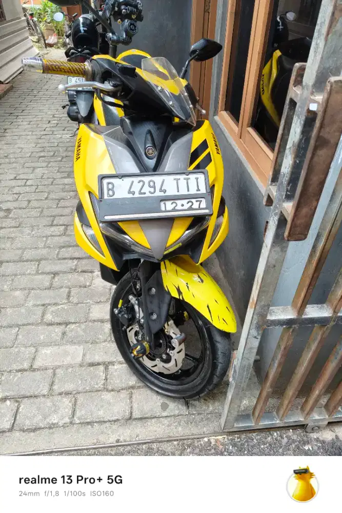 Dijual aerox 2017 sikuning