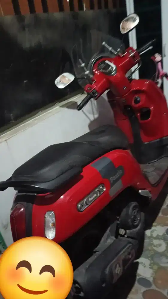 Jual motor fazio th 2022 warna merah