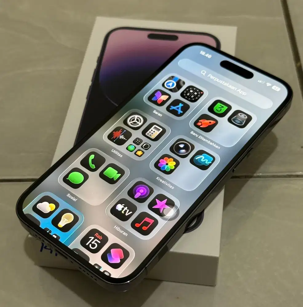 RESMI BEACUKAI IPHONE 14 PRO 128 GB PURPLE (2nd bergaransi)