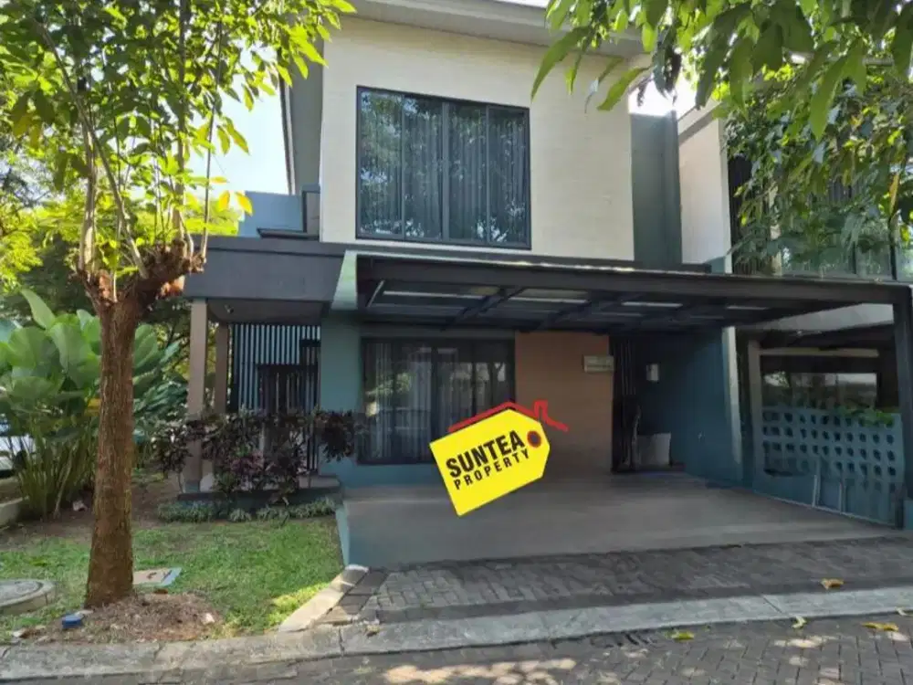 Disewakan Rumah Bagus Nyaman LT 165 m², 4 KT, Gordyn & Water Heater, Harga Menarik! - Discovery Bintaro Sektor 9 Tangerang Selatan