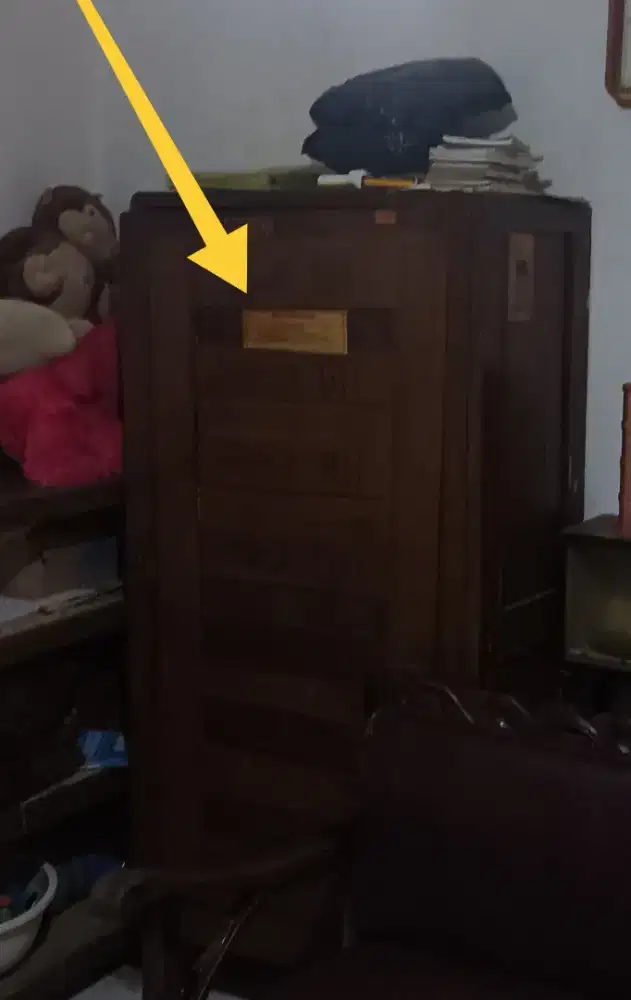 Antik Asli Kayu Jati Lemari Sdh Pake 80 Th pindahan