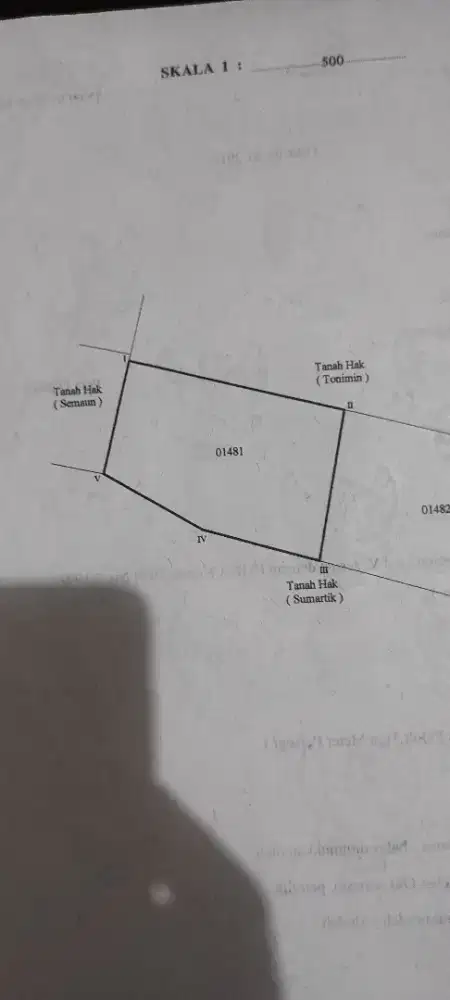 Dijual Lahan Kosong 520m² SHM di Gempolkurung, Menganti