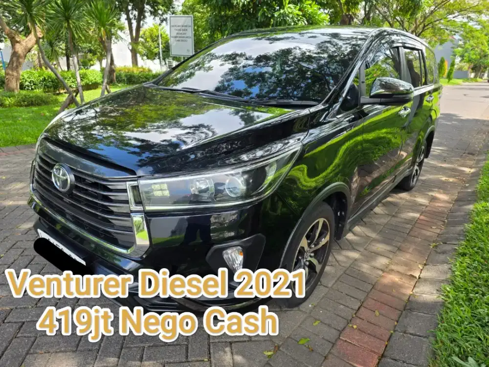 Venturer diesel matic at 2021 hitam reborn inova toyota