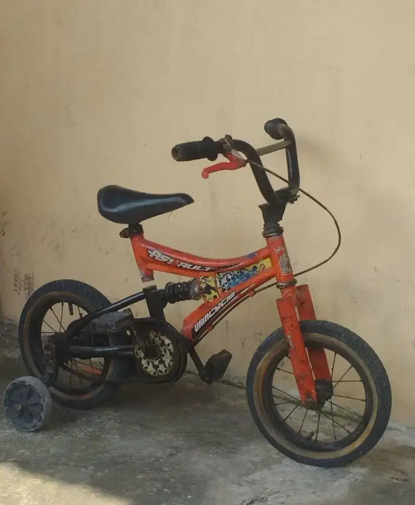 Sepeda Anak ukuran 12 NORMAL tinggal pakai