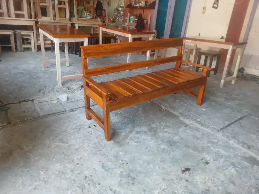 Kursi panjang warung makan, Kursi teras, Kursi resban, Kursi meja Cafe