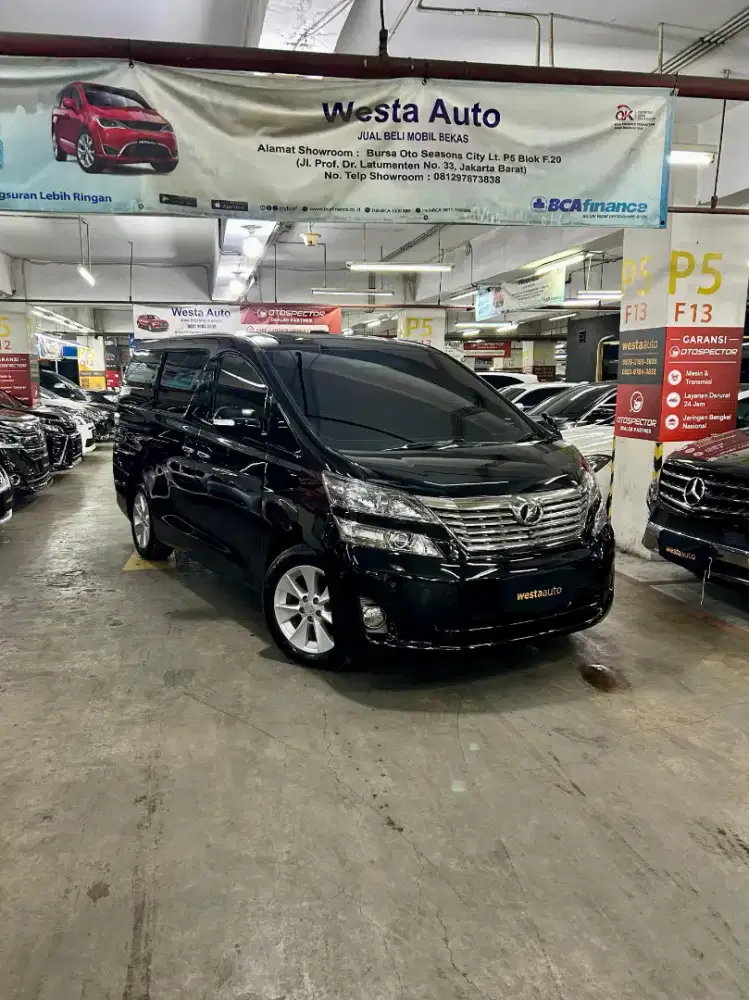 CASH KM 91rb Toyota Vellfire Q 3.5 AT V6 2010 Premium Sound Full Spek