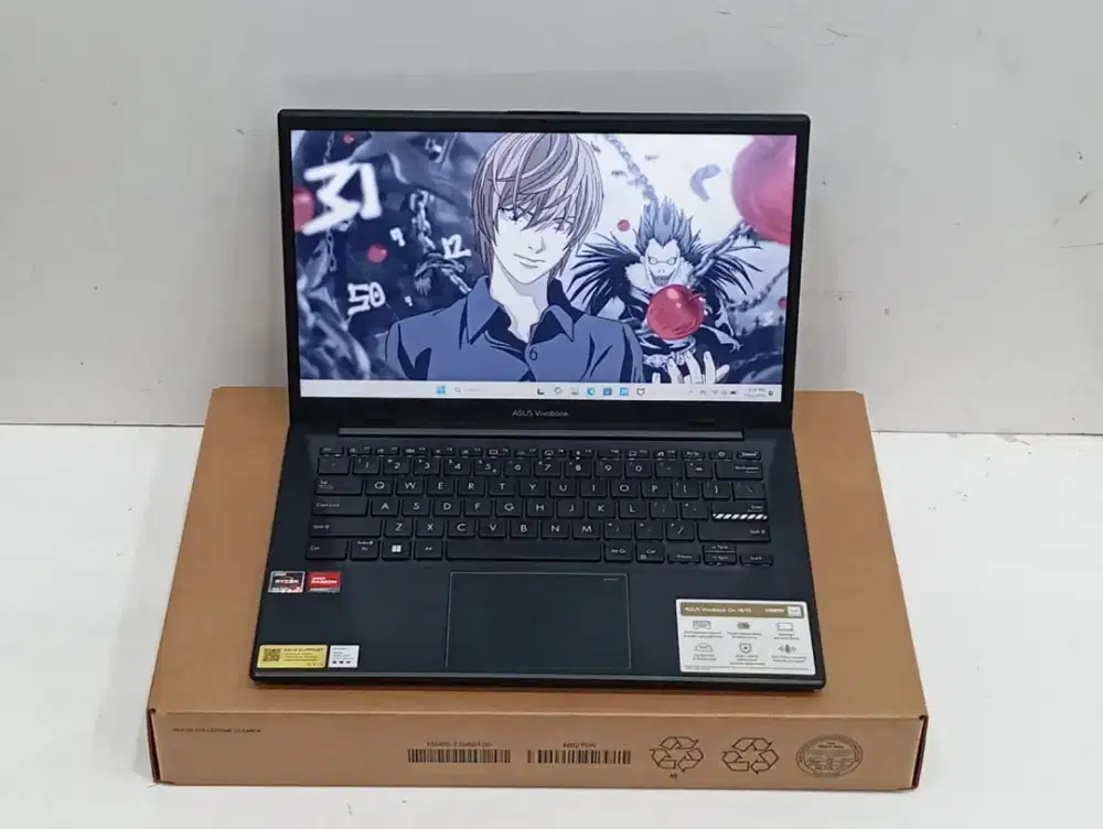 Fullset garansi resmi Asus Vivobook Go E1404FA Ryzen 3 Ram 8gb/512gb