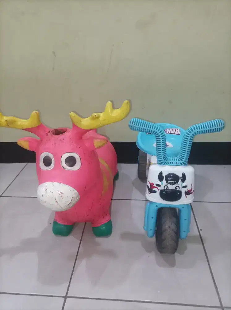 Sepeda anak &kuda kudaan karet