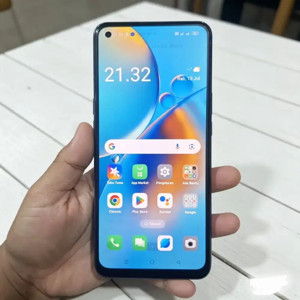 oppo A74 Sidik jari dilayar