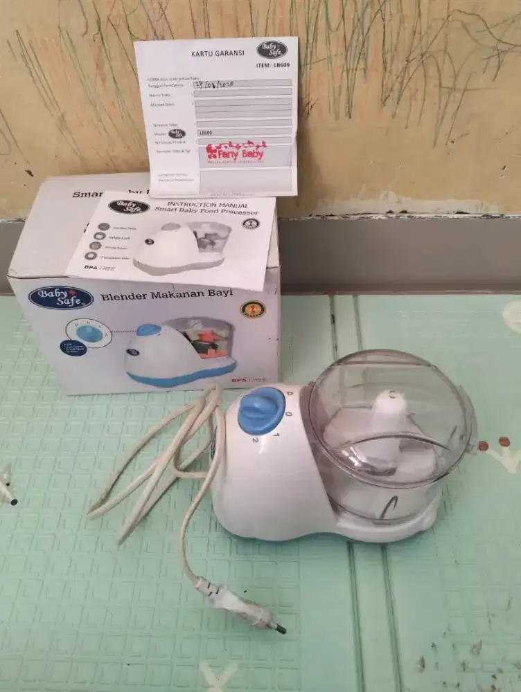 Baby safe smart baby food processor