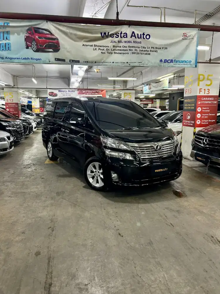 CASH KM 91rb Toyota Vellfire Q 3.5 AT V6 2010 Premium Sound Full spek