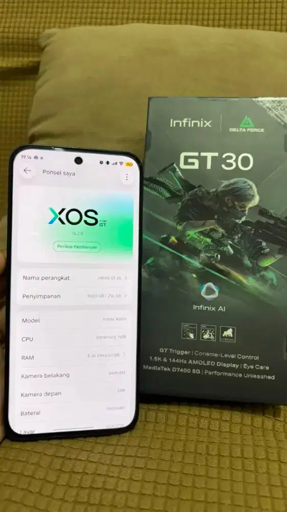 infinix gt 30 5g 8/256gb like new nominus