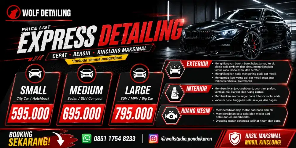 JASA COATING & DETAILING, CARWASH