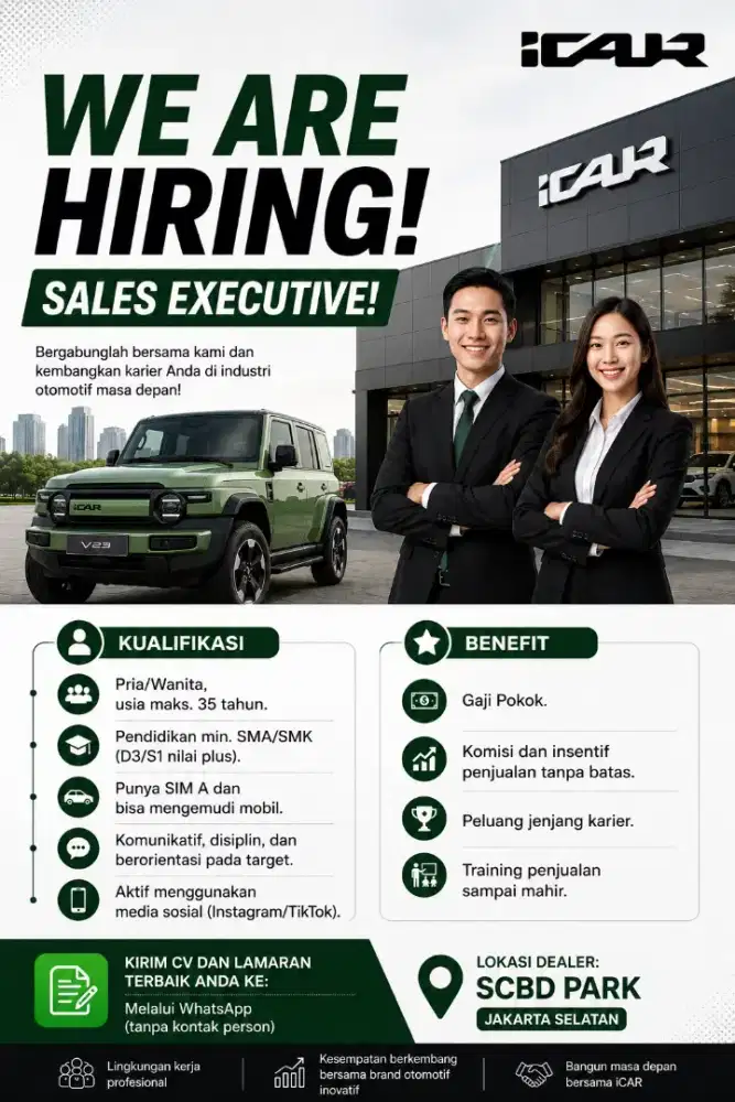 LOWONGAN SALES MOBIL