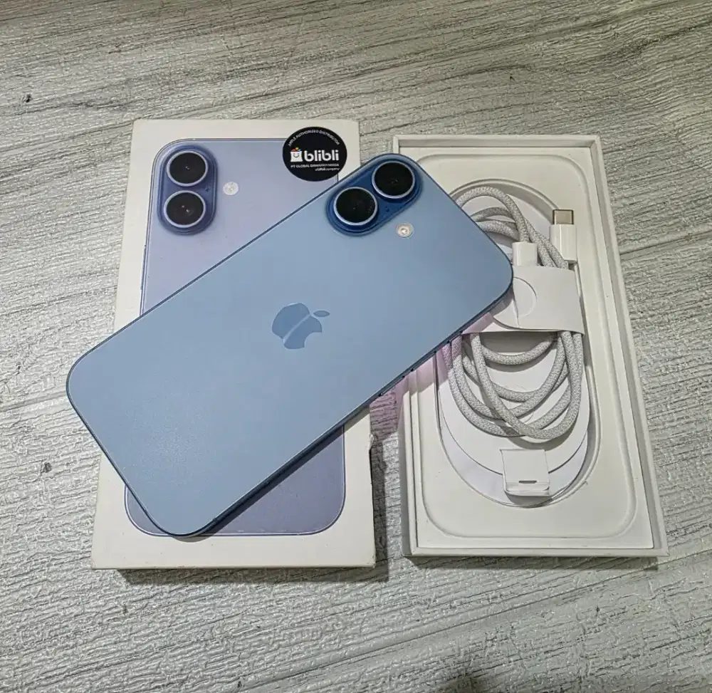 Iphone 17 256GB Misty Blue Resmi Second