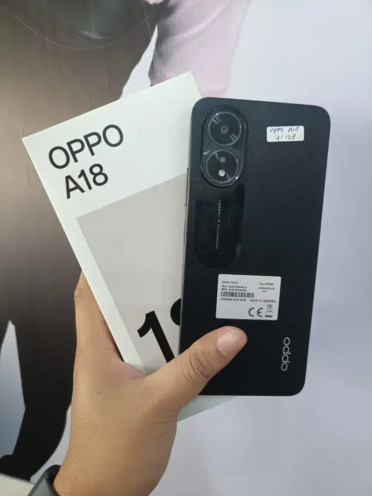 Oppo A18 ram 4/128 second