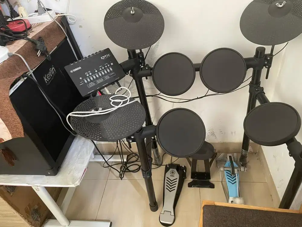 Drum listrik seperti baru bonus ampli kevin