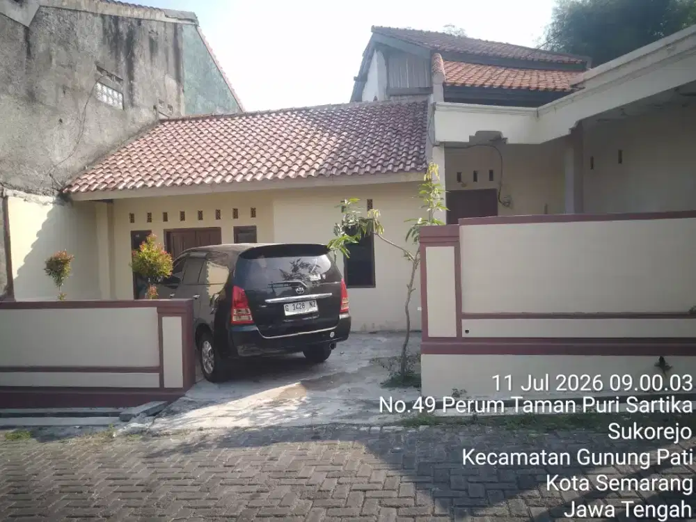 Rumah SHM di Taman Puri Sartika dekat Unnes Gunungpati Semarang