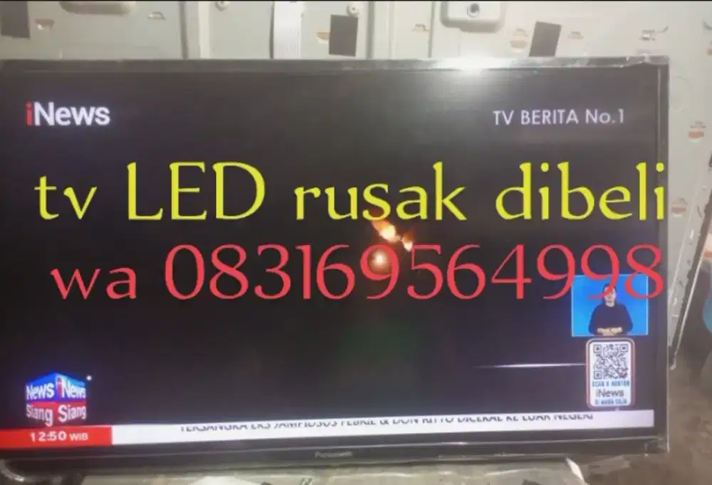 Pembeli tv LED rusak