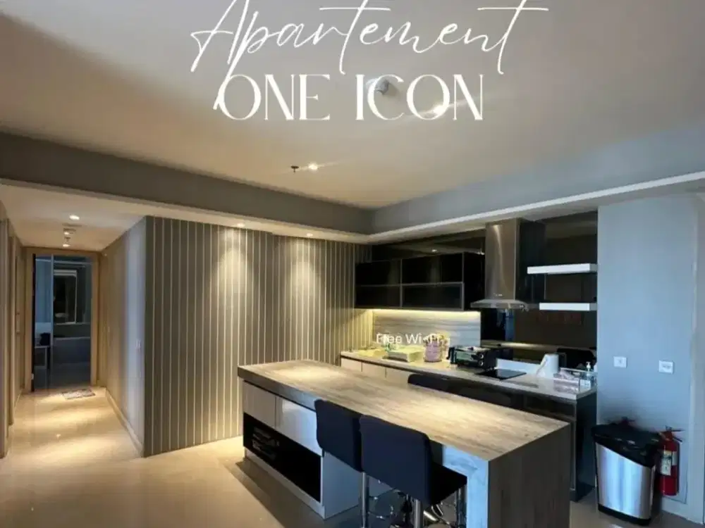 Apartemen One Icon Full Furnished 3 Bedroom Connect Tunjungan Plaza