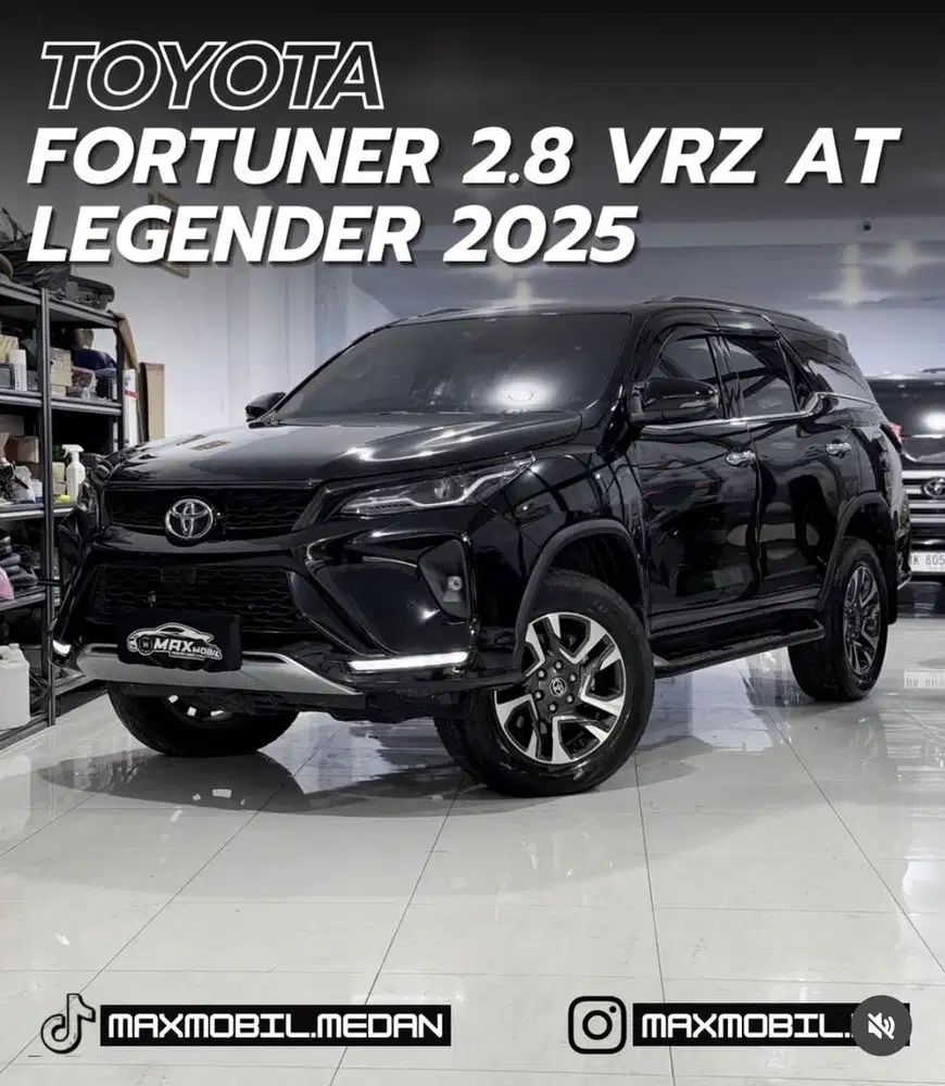 [ODO 11RB‼️] TOYOTA FORTUNER 2.8 VRZ AT 2025 pemakaian 2026