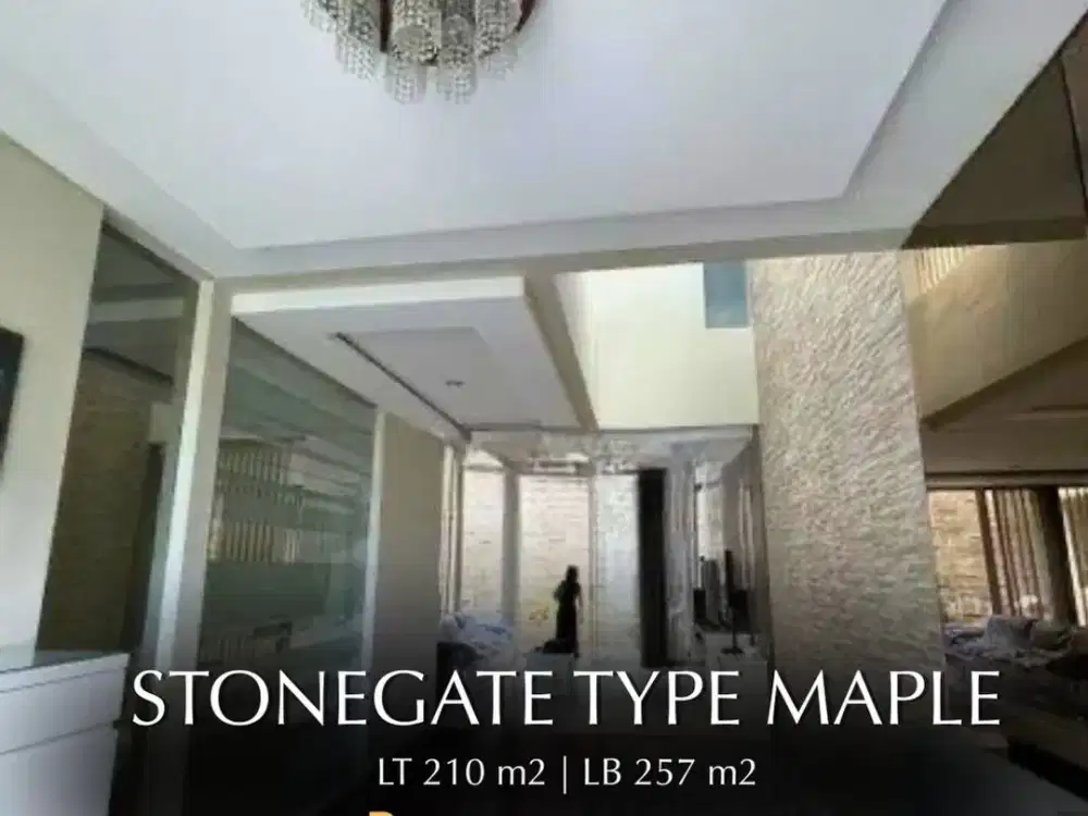 JUAL SEGERAAA  Rumah Stonegate  type maple