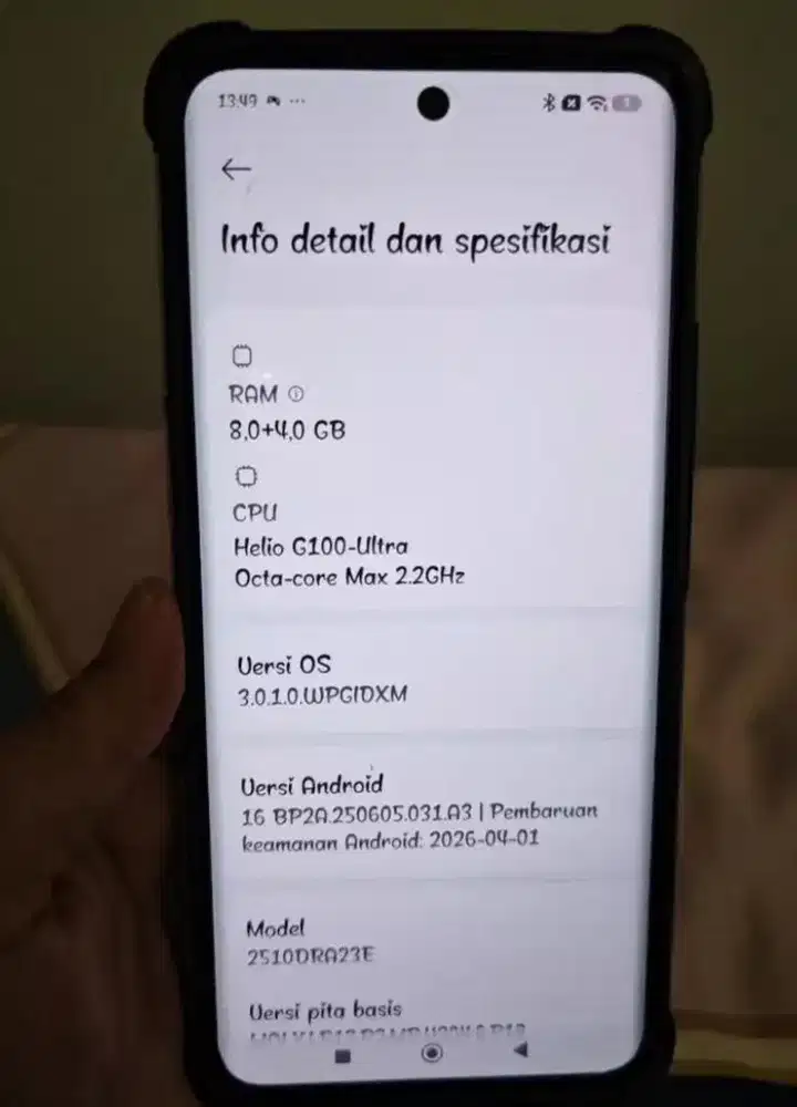 Redmi note 15 sebulan pakai fullset mulusss