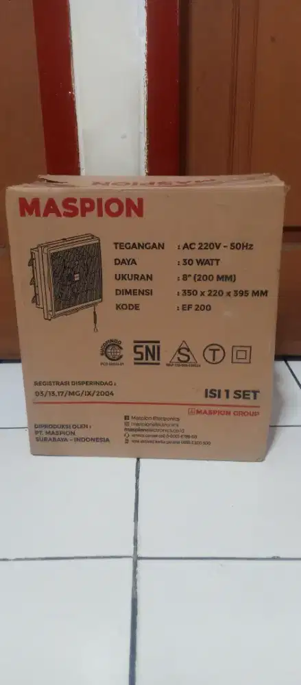 Exhaust Fan Maspion baru