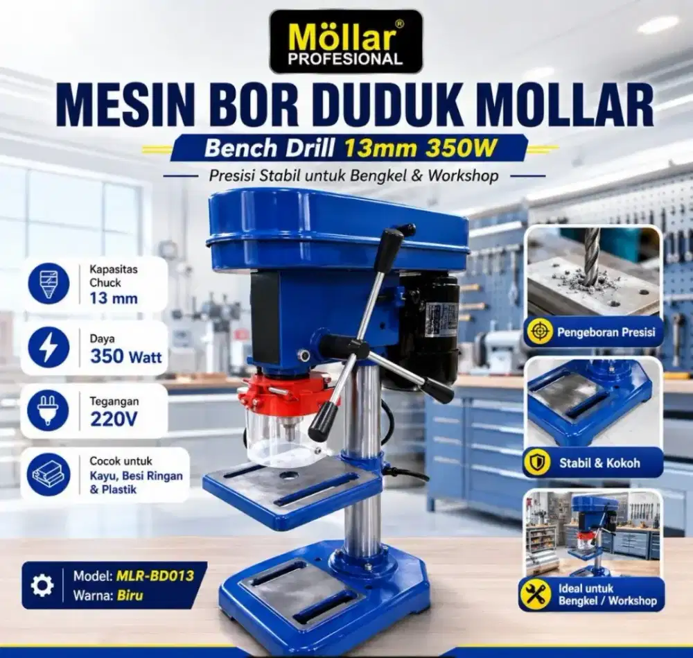 13mm mesin bor duduk