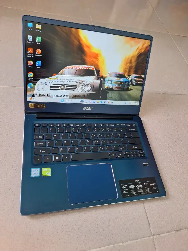 Bismillah di jual laptop acer swift3 core i7gen8 ram8gb vga mx250