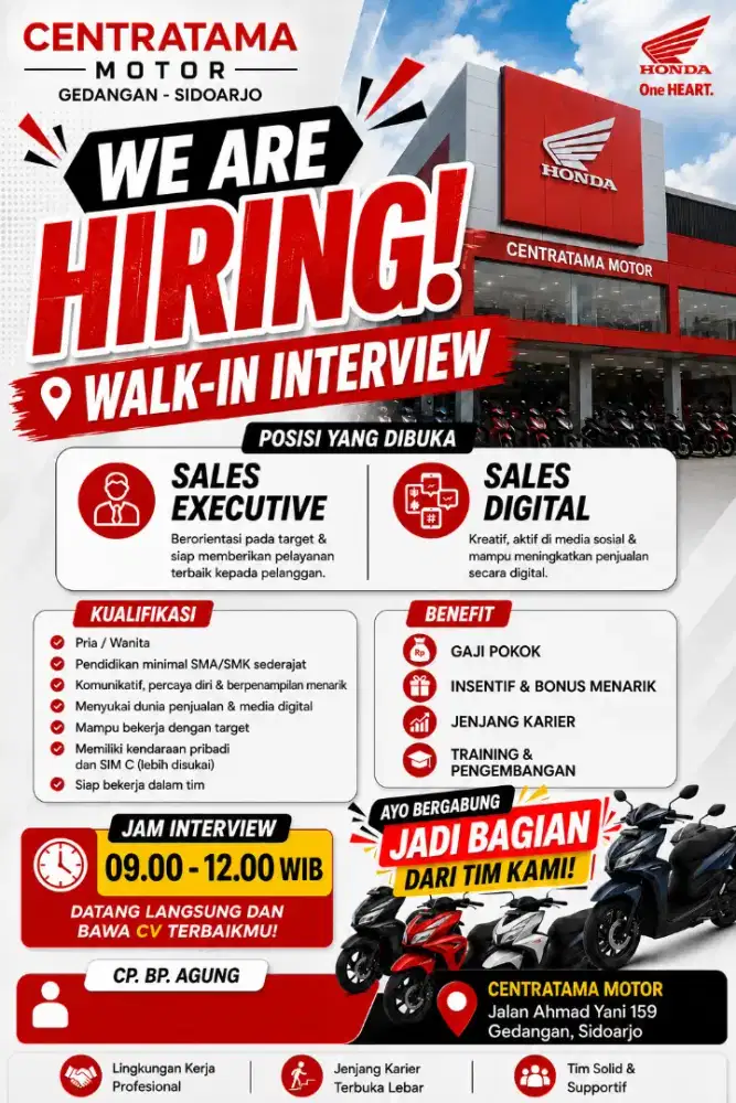 Sales Executive Honda Motor