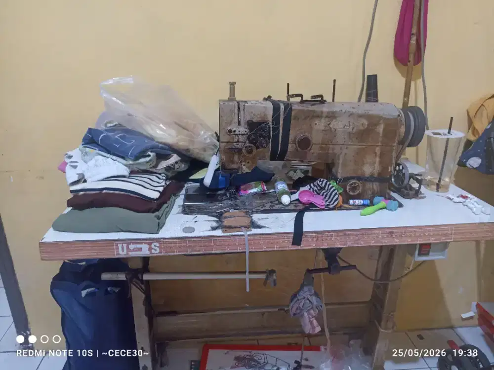 Dijual mesin jahit eks konveksi BH.ambil satuan atau take all