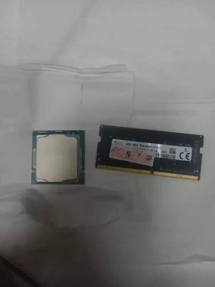 Proc intel core i5 10400t dan ram 4gb ddr4